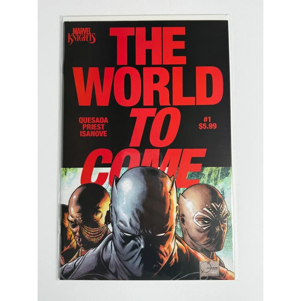 Marvel Knights The World To‎ Come #1 Black Panther Quesada Priest Marvel Comics